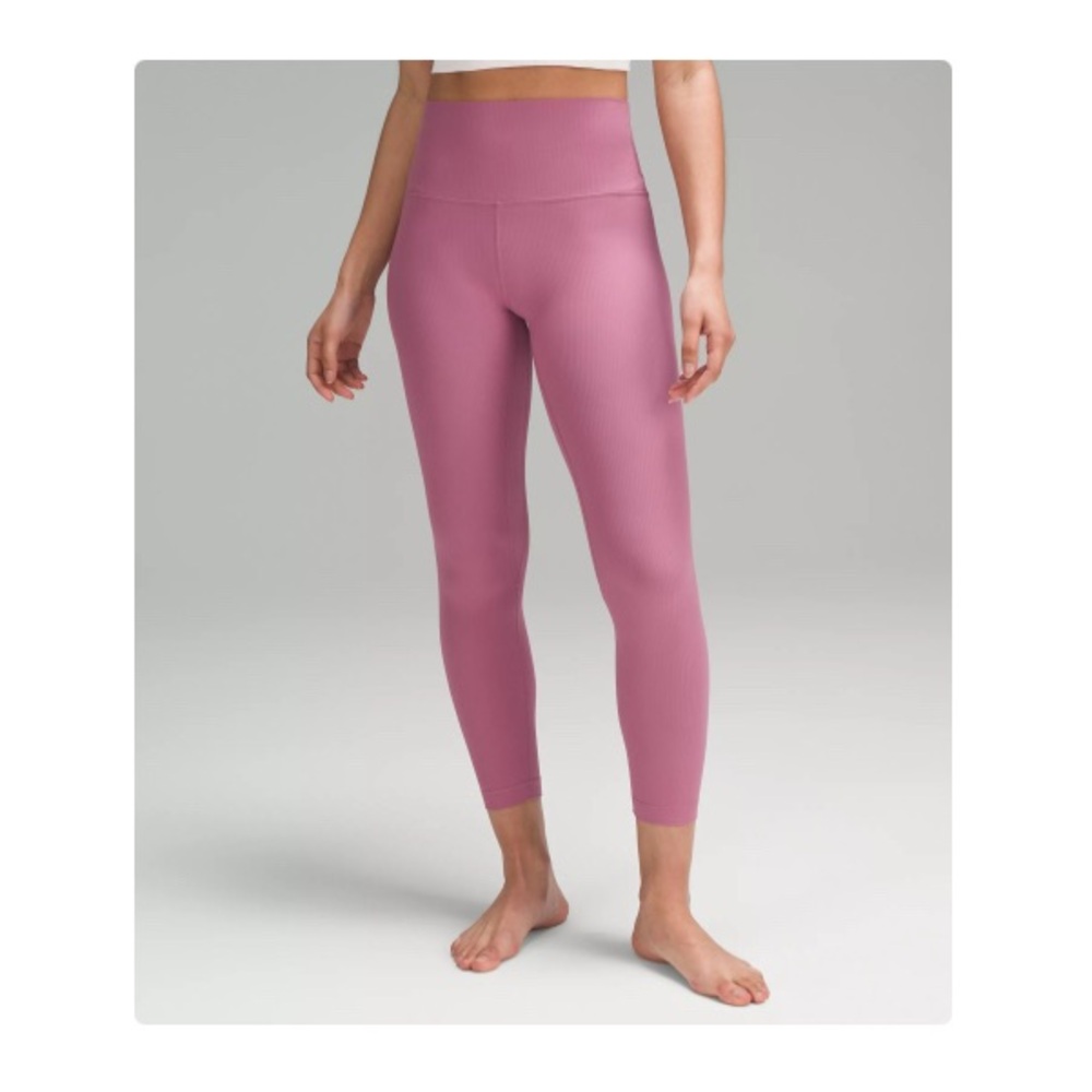 Lululemon align ribbed high rise 25” leggings